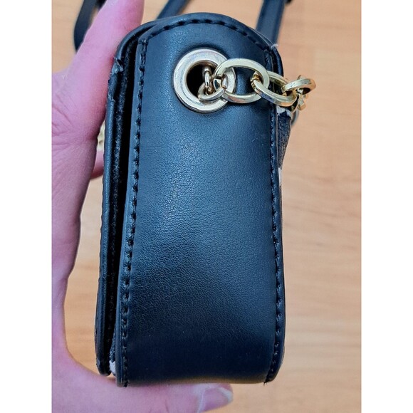 Spartina 449 Daufuskie Island Black & White Geometric Pattern Small Crossbody - Picture 5 of 16